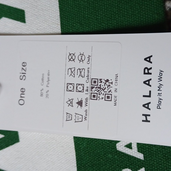 4/$30 New Halara Canvas Tote Bag - Picture 4 of 4